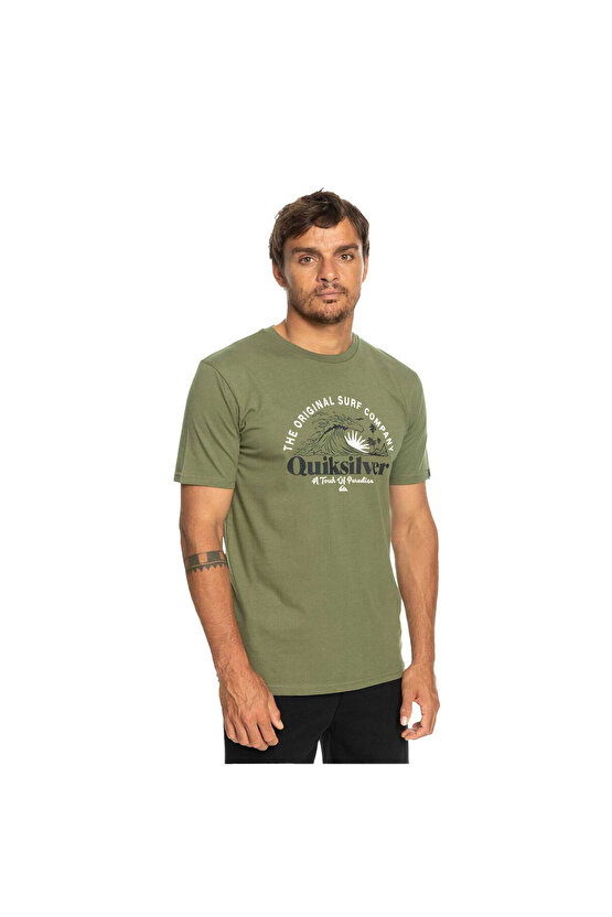 Sunsetwave Erkek Yeşil Tişört ERKEK T-SHIRT EQYZT07277