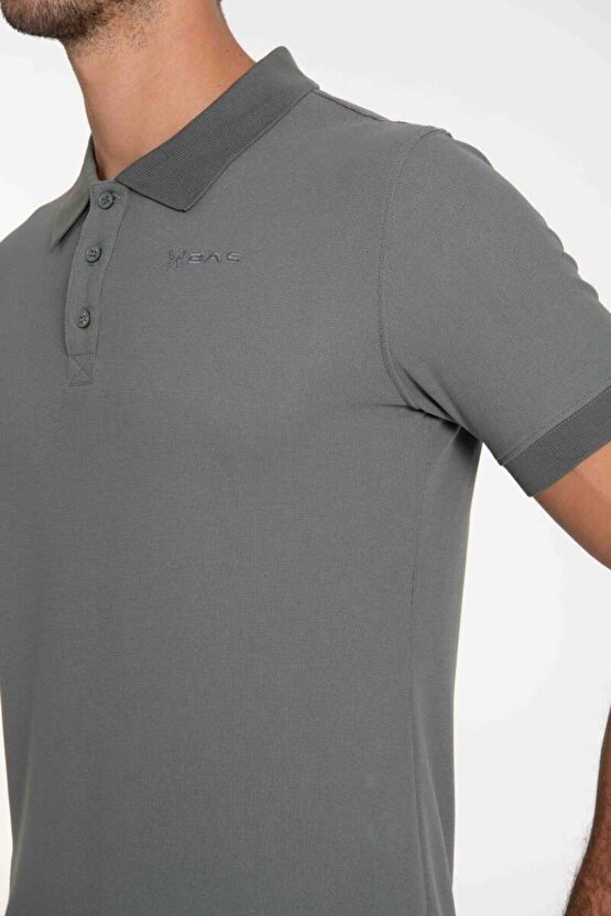 Teal Polo Yaka Erkek T-shirt