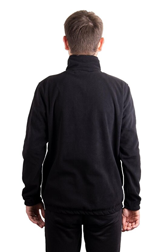 Erkek Termal Polar Kazak - Taksim Siyah