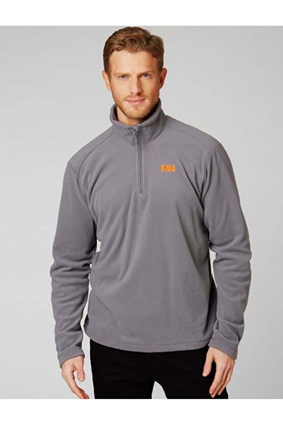 HH MOUNT Yarım Fermuar Polar HH12001 HHA.971 Gri-S