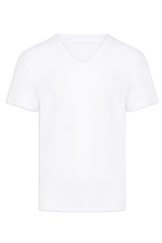 Bambu Erkek V Yaka Tişört Ve Şort Seti