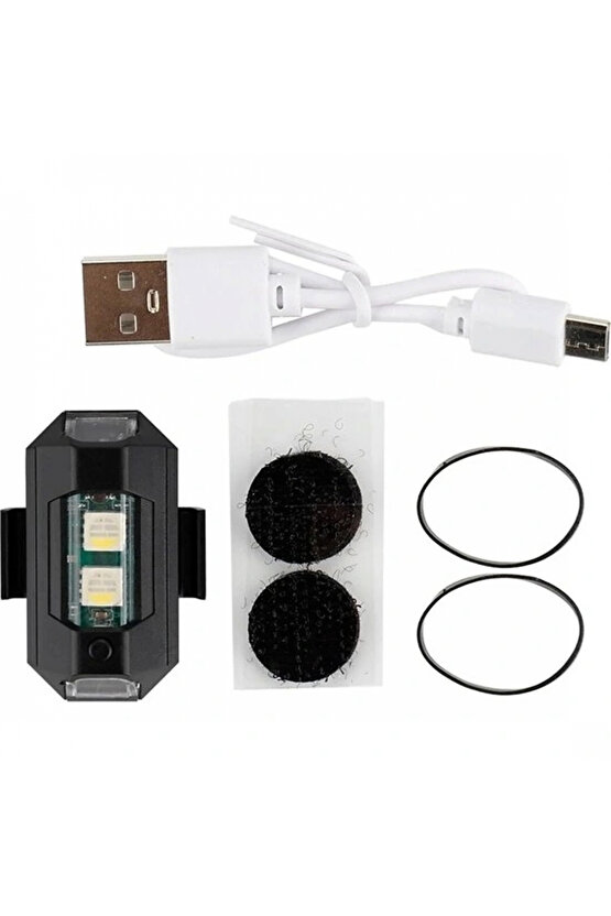 Mini Kablosuz Çakar Lamba Kablosuz 7 Renk Çakarlı Lamba LED Araba Motosiklet Bisiklet Drone