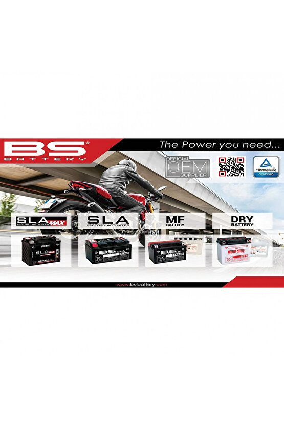 BS AKÜ SLA (KURU) BTZ7S 12V6AH 2010-2017 Honda PCX150