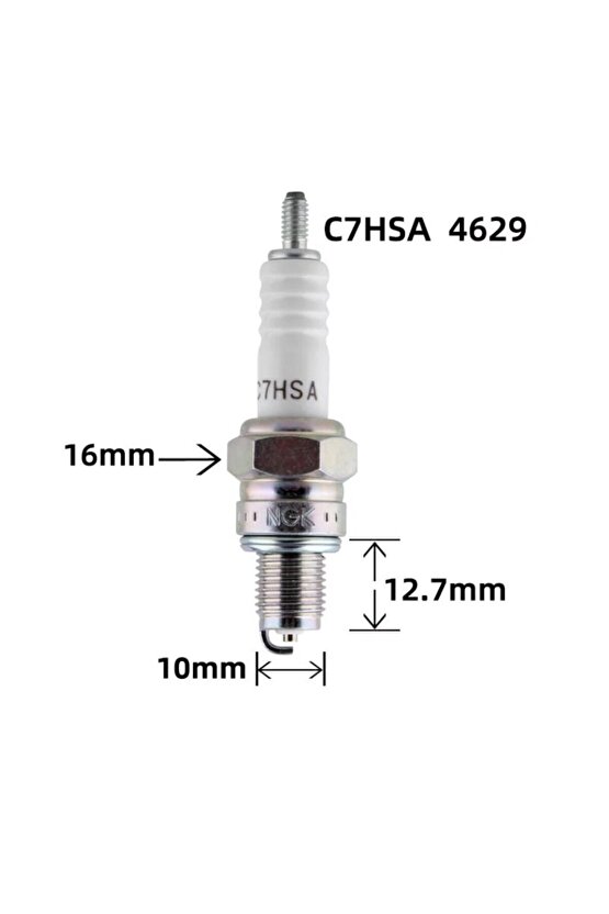 C7hsa Cup 100cc Suzuki Yamaha Honda 70 80 90 100 110 Kuba X Boss Buji C7hsa 1 Adet