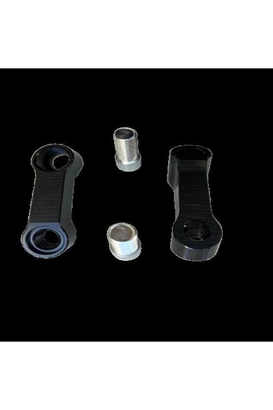 ÜNİVERSAL AYNA UZATMA GENİŞLETME APARATI SİYAH 10mm DÜZ DİŞ PCX