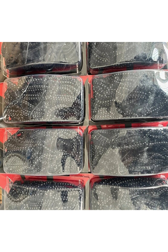 Kask Filesi Metal Kancalı Fosforlu Siyah Kalın Tip