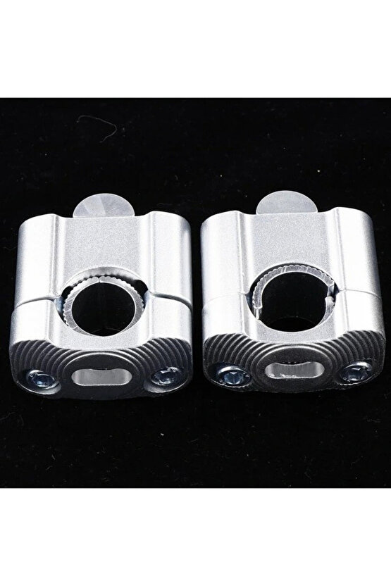 430 2 Parça Motosiklet Gidon Yükselticil 22 mm. 28 mm Nikel Takım