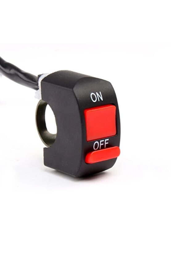 Motosiklet Sis Farı Aç Kapa Düğmesi Gidon Bağlantılı Anahtar