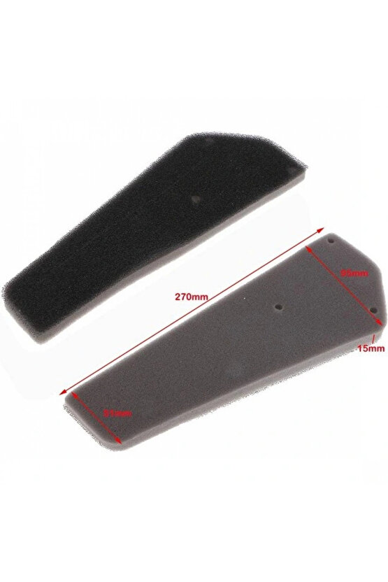 5 Adet 5080 Cc Hava Filtresi Sünger Model Gy6 Ekonomik Paket