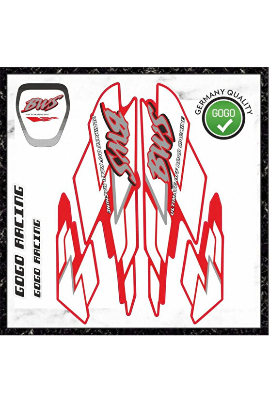 Mavi Yamaha Bws Sticker Seti