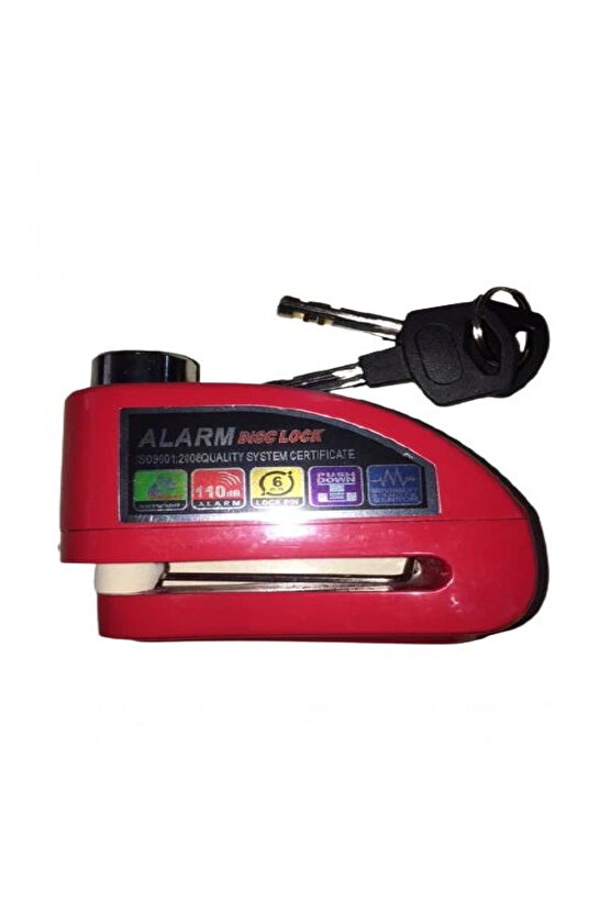 World Class Locks 110 Db Renkli Alarmlı Disk Kilidi
