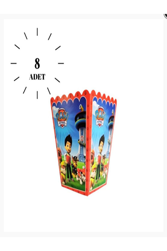 Paw Patrol Mısır Kutusu 8 Li