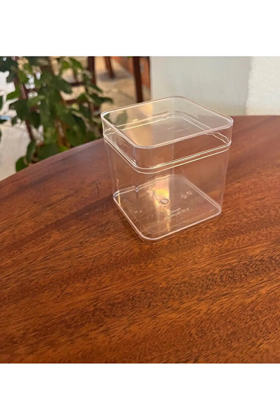 PLASTİK TATLI KASESİ SUNUM KASESİ KAPAKLI 10 ADET MİKA PLASTİK KASE MAGNOLYA,TİRAMİSU,PUDİNG,AŞURE..