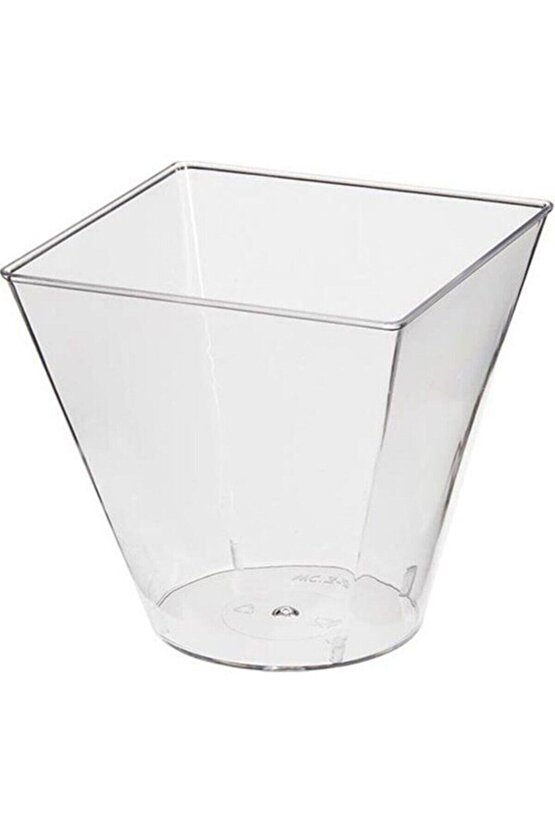 Plastik Mini Kap 240 Cc Şeffaf - 24lü