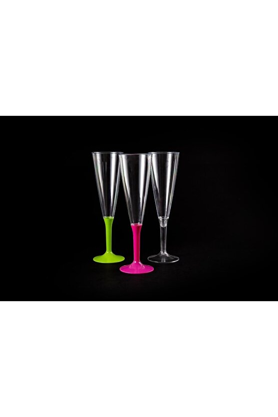 Kullan At Şampanya Kadehi 10 Lu Set Mika Kristal