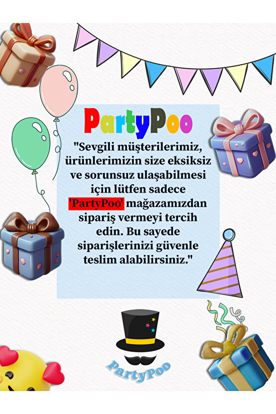Mini Party Store Mısır Kutusu Deniz Kızı 8 Li