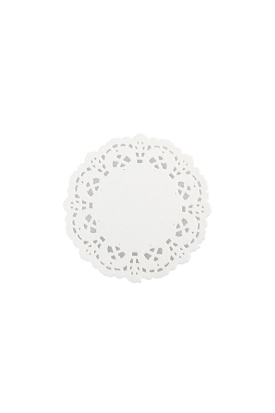 Kağıt Dantel Bardak Altlığı 50 Adet 9 Cm Çay Altı Kahve Tabağı Hediye Paketleme Dekor
