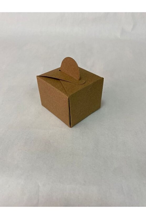 Erler Amb. Kraft Karton Küp Lokum Kutusu 50 Adet