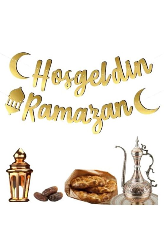 HOŞGELDİN RAMAZAN KALİGRAFİ BANNER