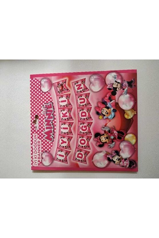 Minnie Mause Doğum Günü Banner