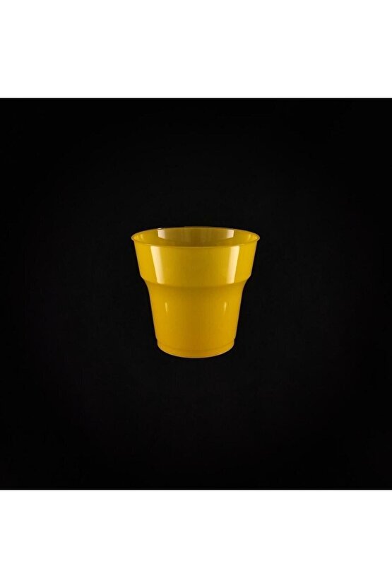 Kristal Renkli Bardak Sarı 10lu