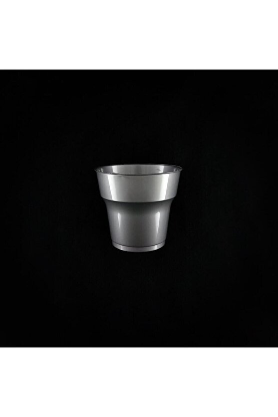 Kristal Renkli Bardak Silver 10lu