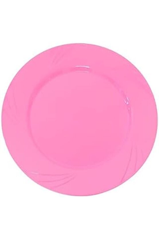 Pembe Kristal Mika Tabak 6 Adet