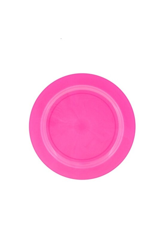 Mika Lüks Plastik Tabak 23 cm Pembe 10 Adet