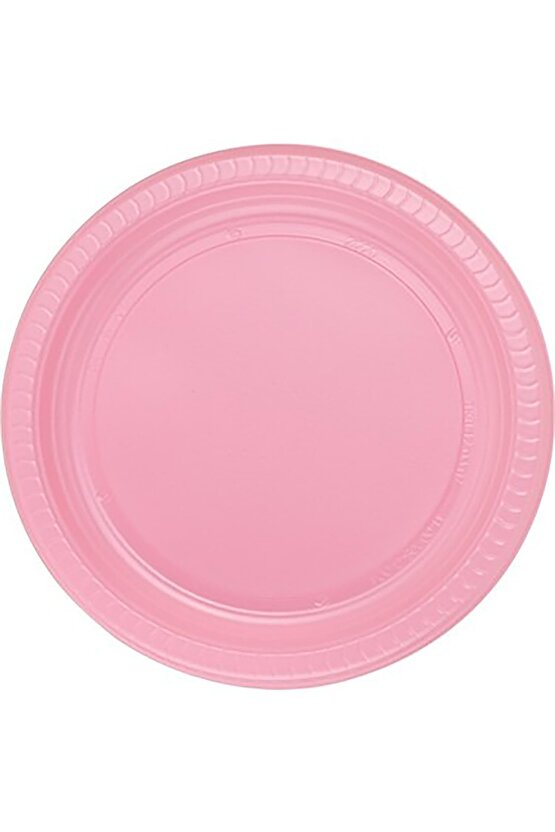 25li Plastik Renkli Tabak Doğum Günü Parti