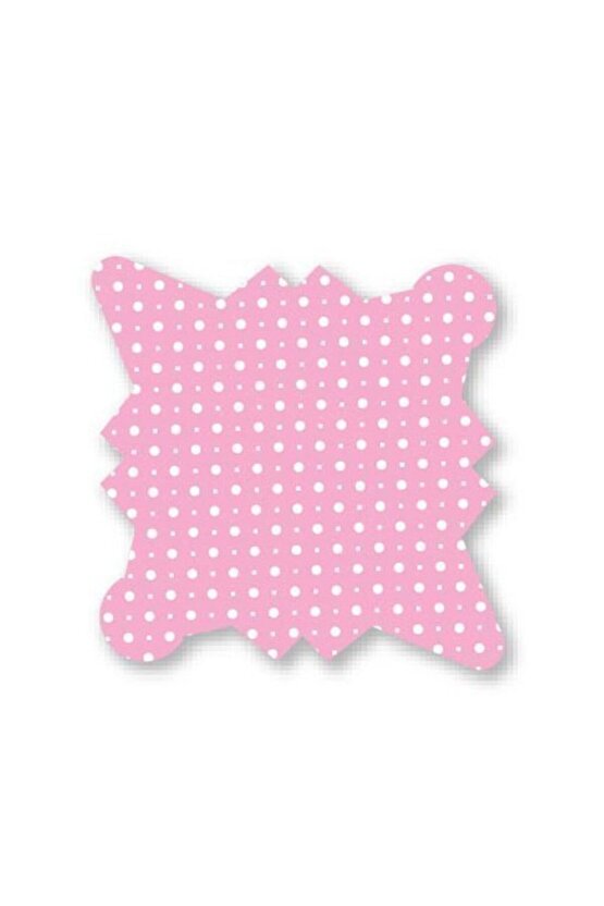 Pembe Puantiyeli Lokum ve Şekerleme Kutusu 50li