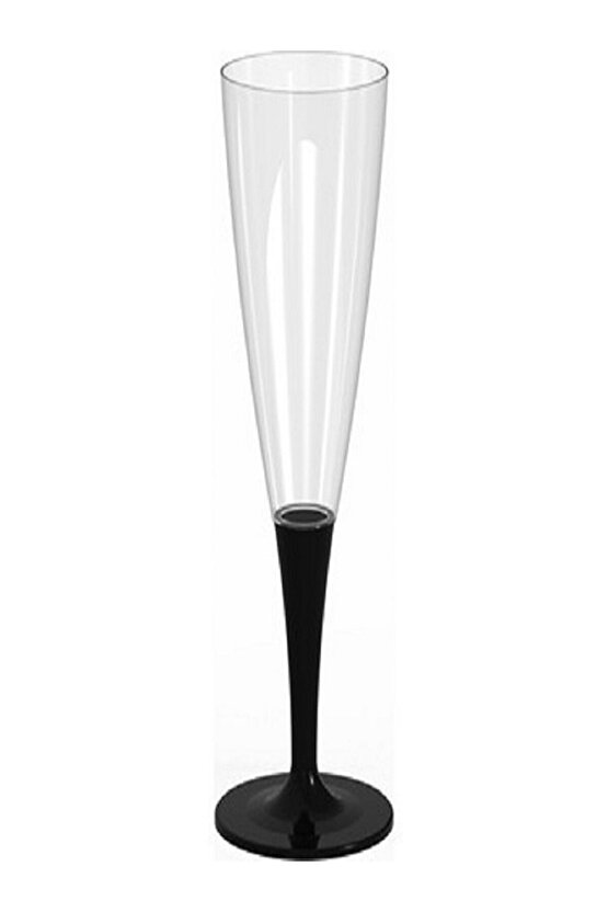 Kristal Mika Plastik Şampanya Kadehi 100 Adet