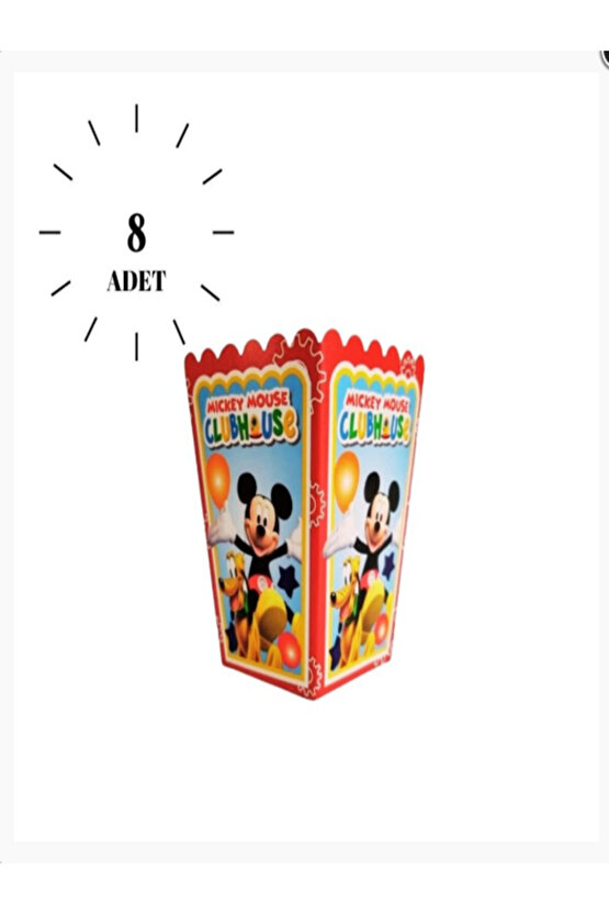 Mickey Mouse Mısır Kutusu 8 Li