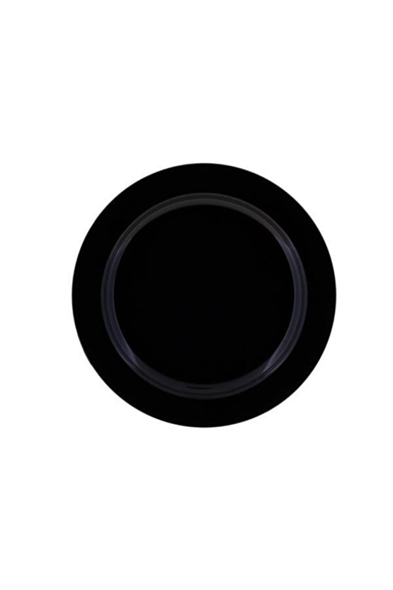 Plastik Tabak 26 Cm Siyah Rubikap Pl.r26 10 Adet