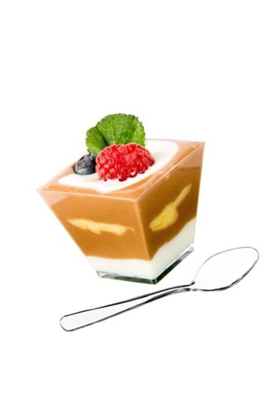 10 lu Prizma Büyük Boy Mika Kase- Sunum Kap-magnolia Kase 200cc