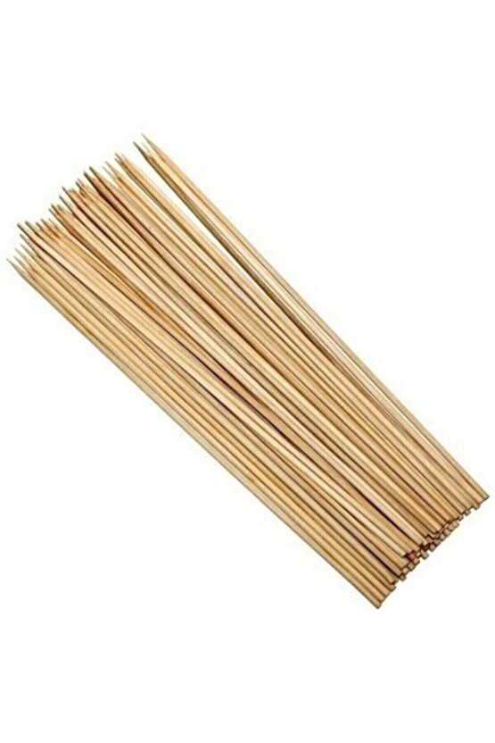 Ahşap Çöp Şiş 25cm 100 Adet