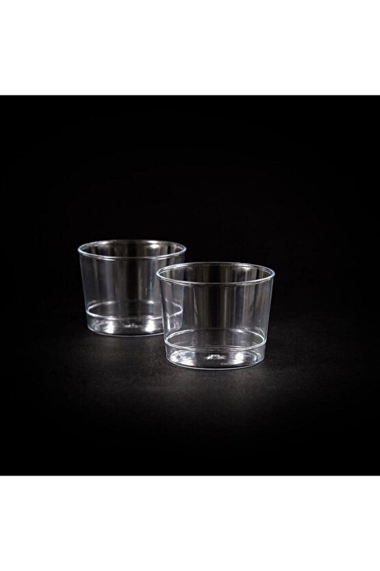 Sert Plastik Tatlı Kasesi Magnolya Kabı 180cc Kapaksız 30 Lu