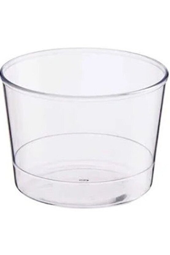 Sert Plastik Tatlı Kasesi Magnolya Kabı 180cc Kapaksız 30 Lu