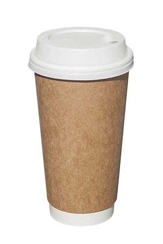 14-16 oz Sıcak İçecek Kapağı Beyaz 100lü