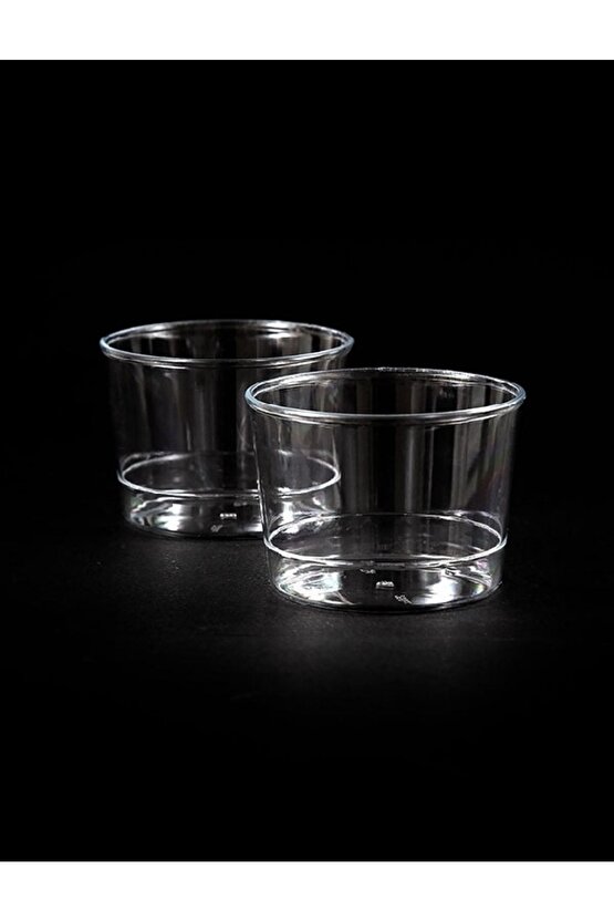 Plastik Kristal Kap 250cc Bodega 30 Adet (1 Paket) Kapaksız