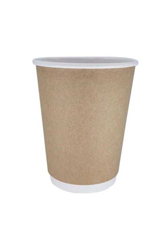 14 Oz Kraft Double Wall Karton Bardak 100 Adet