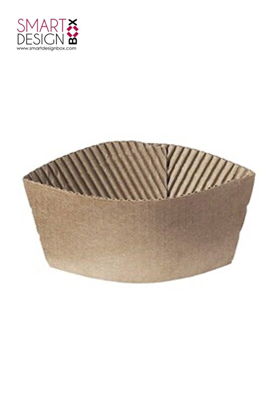 2000 Adet (1 Koli ) 8 Oz Karton Bardak Tutacağı (sleeve)