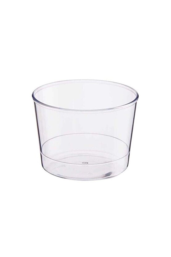 BODEGA Kapaklı Sert Plastik Kase 250 CC 10 ADET Magnolya, Sütlü Tatlı, Aşure, Salata, Meze Kasesi