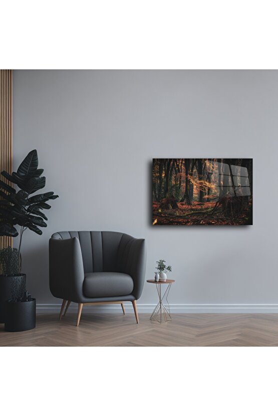 Modern Cam Duvar Tablosu