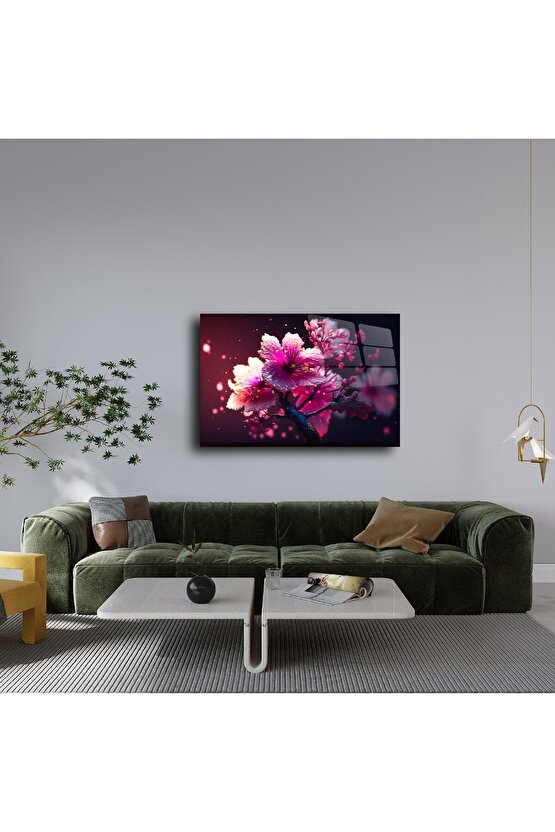 Sakura Çiçeği Duvar Sanatı