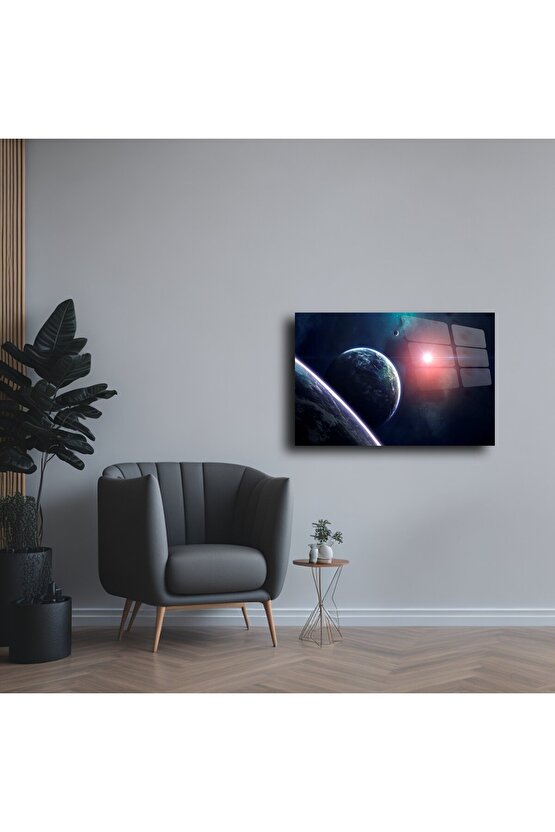 Galaksi Duvar Dekoru Metal Poster