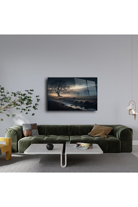 Cam Tablo Doğa Manzarası