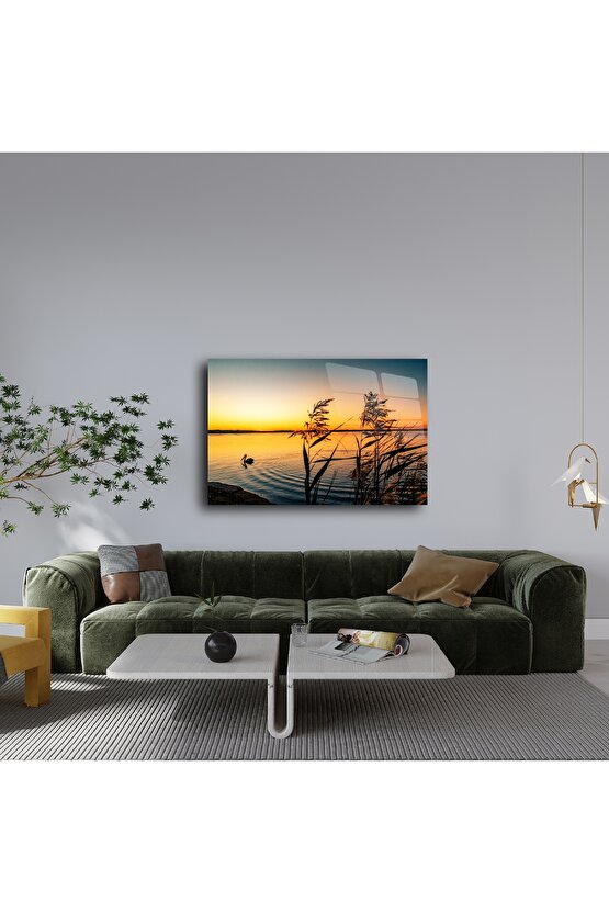 Orman Gölgesi Cam Tablo