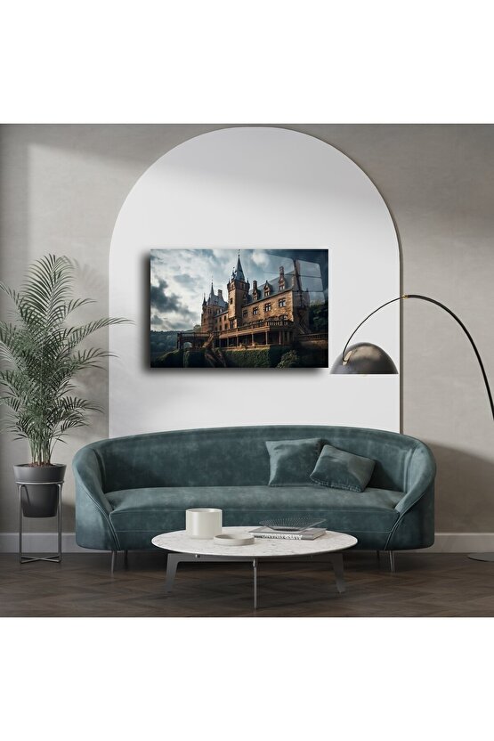 Gotik Şato Cam Tablo