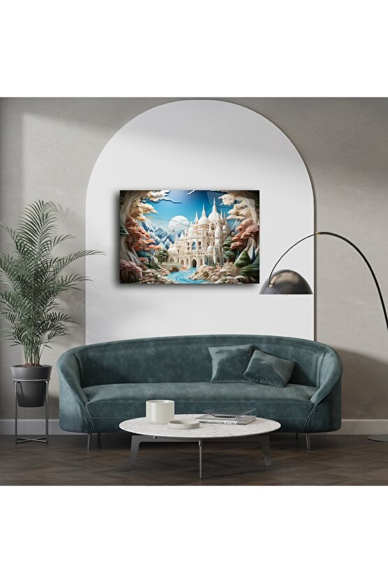 Masalsı Doğa Manzarası Baskı