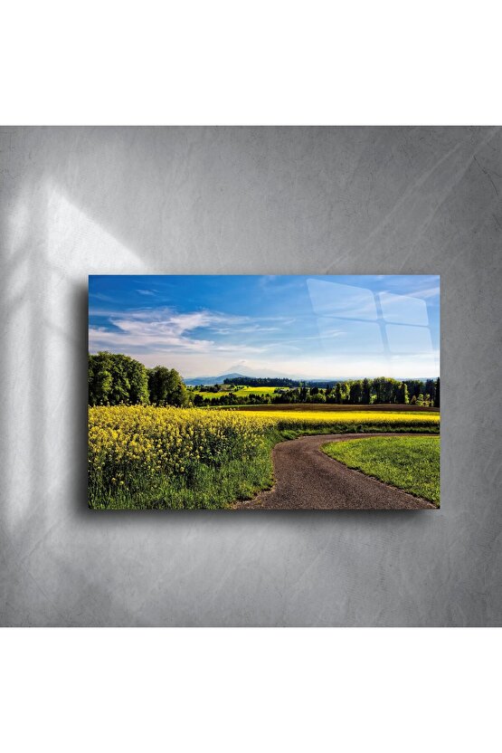 Doğa Manzaralı Cam Tablo